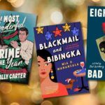 three holiday time mystery book covers