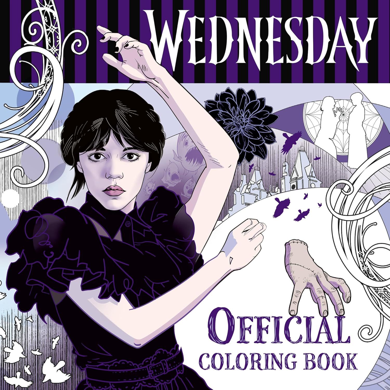 Wednesday: Official Coloring Book cover