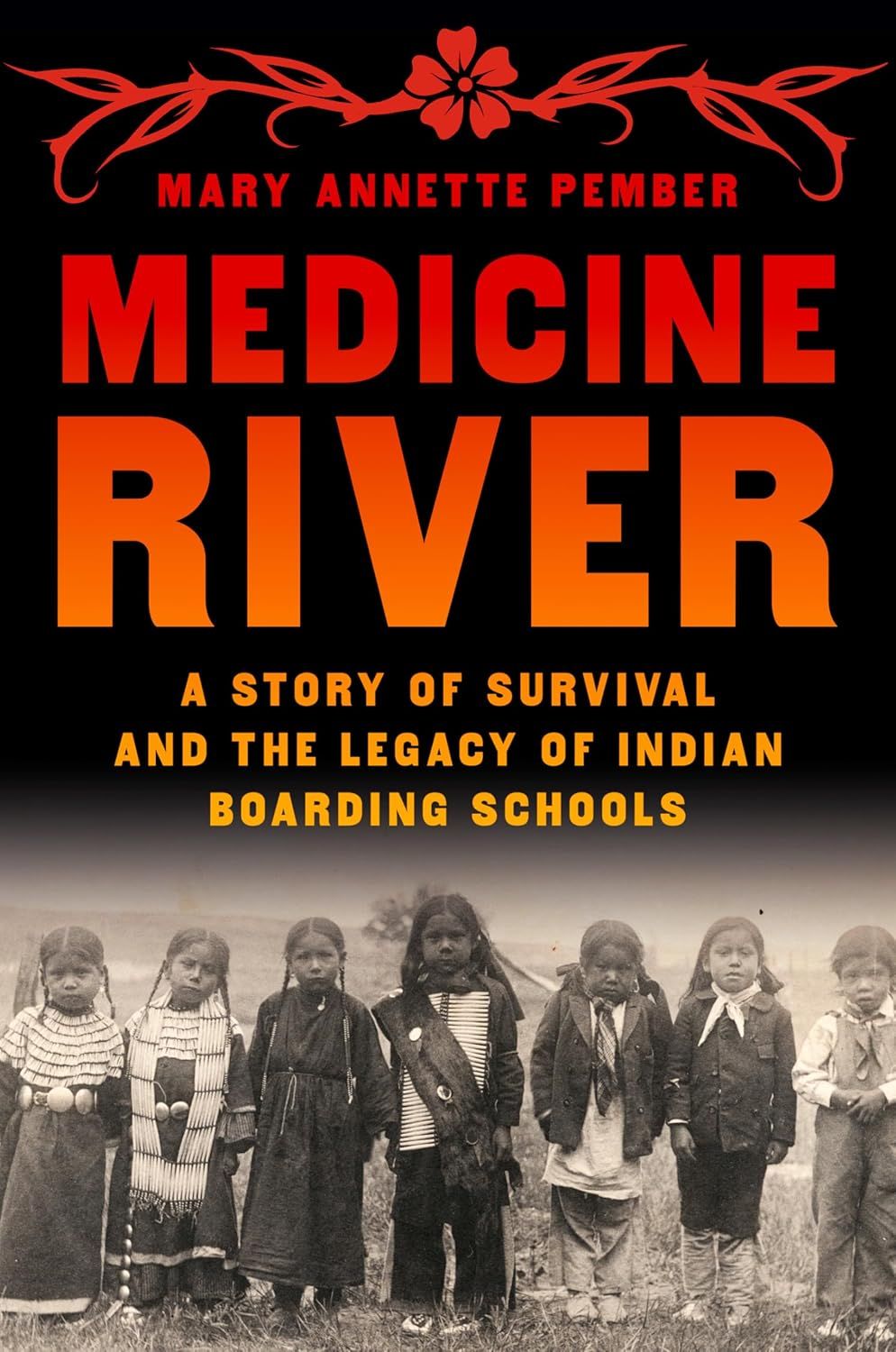 A graphic of the cover of Medicine River