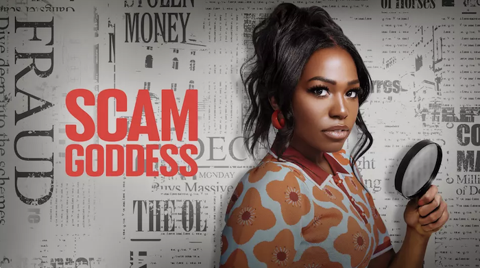 promo poster for Scam Goddess on Hulu