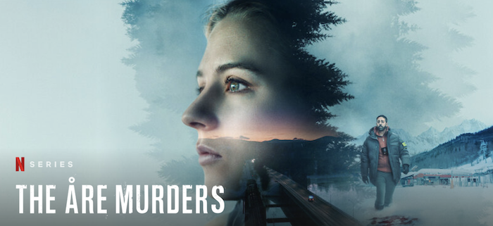 a promo poster for The Åre Murders on Netflix