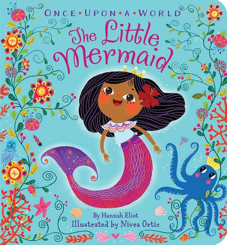 the cover of Once Upon a World's version of The Little Mermaid