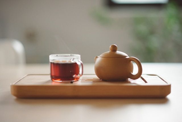 add a tea station to your reading nook
