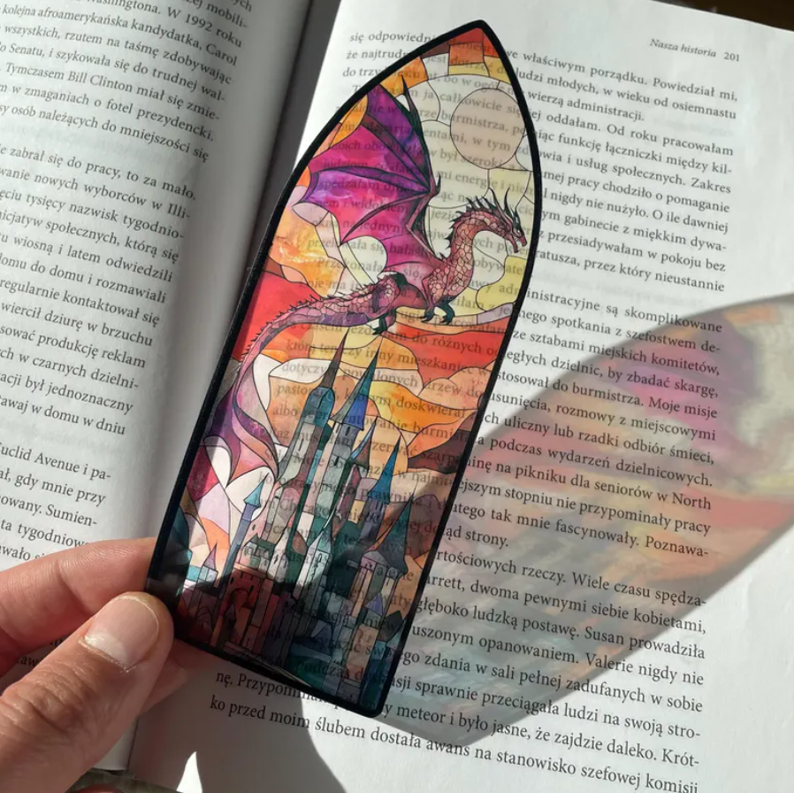 Stained glass bookmark