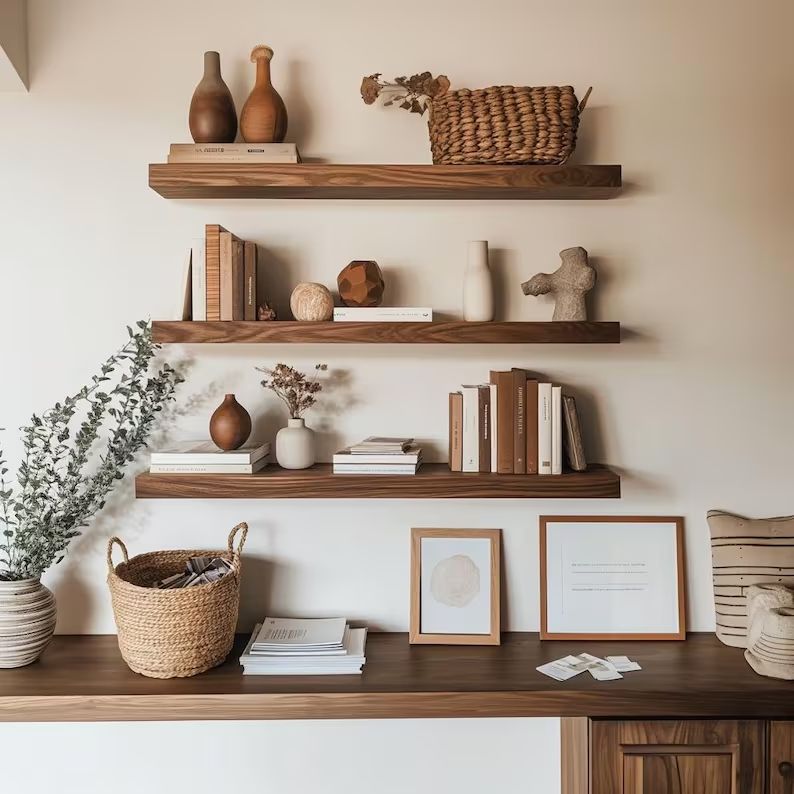 Floating shelves