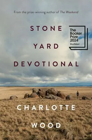 a graphic of the cover of Stone Yard Devotional by Charlotte Wood