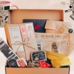 a collage of gifts for mystery readers