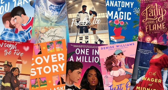 10 covers of new romance novels out March 2025