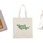 bookish tote bag collage