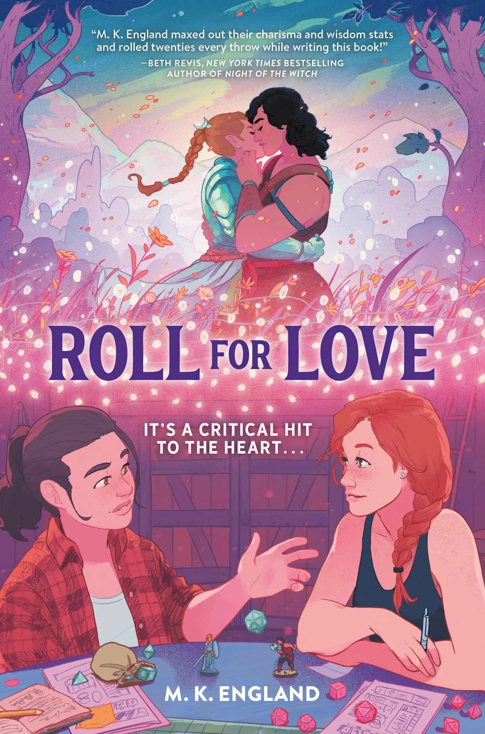 Cover of book, Roll for Love by M.K. England