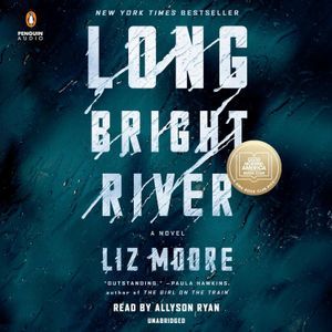 a graphic of the cover of Long Bright River by Liz Moore