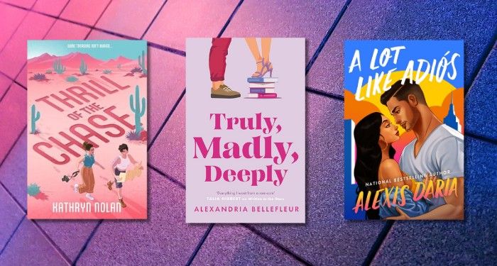 three covers of romance novels featuring bisexual characters in relatinships with other bisexual characters