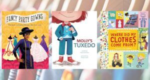 fashion picture books collage