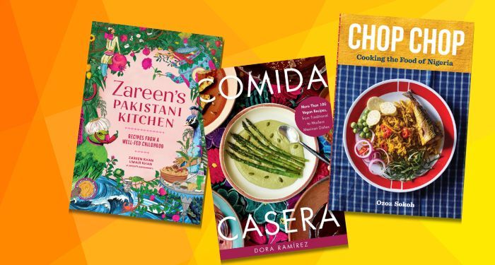 off-center collage of 3 cookbook covers