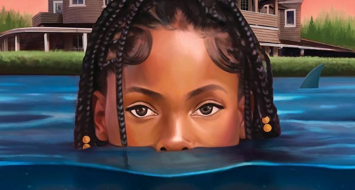 partial cover of Blood in the Water by Tiffany D. Jackson