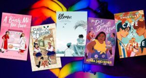 queer ya foodie books cover collage