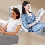 two women reading using support pillows