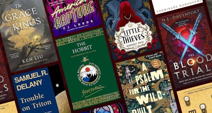 a collage of SFF covers on sale