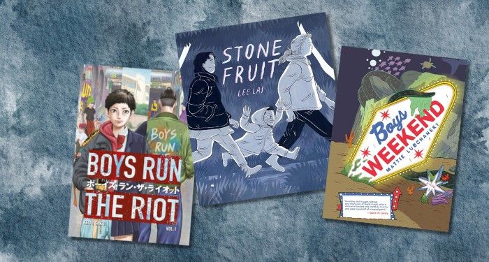 three covers of trans graphic novels