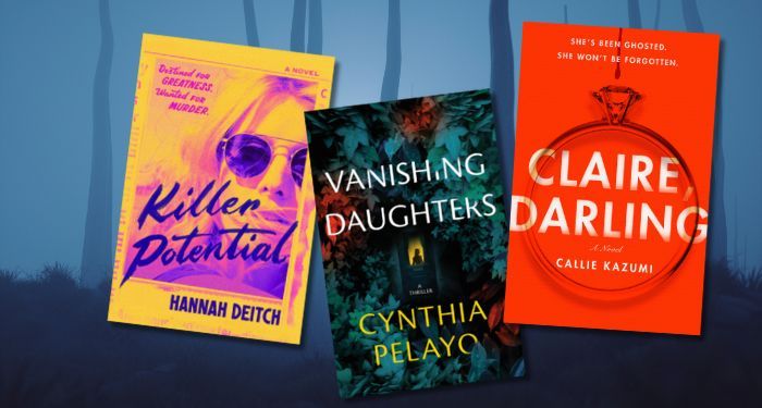 cover collage of twisty suspense new releases