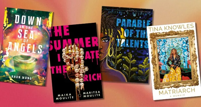 4 book collage