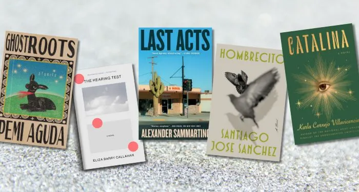 5 book collage