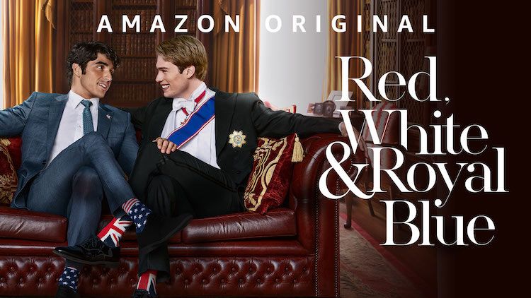 Amazon Prime Red White and Royal Blue poster