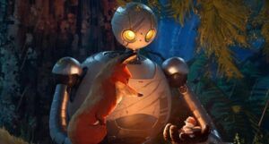 partial image of The Wild Robot movie poster