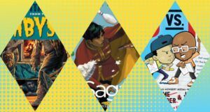 partial covers of new comics out in May