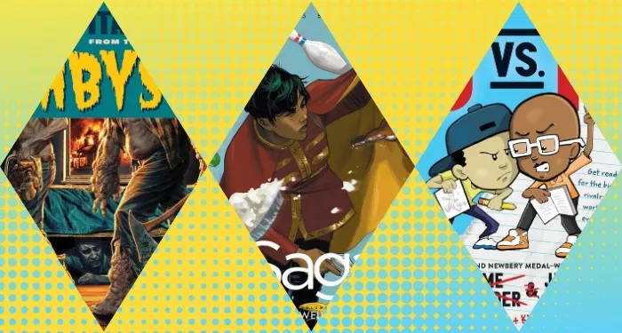 partial covers of new comics out in May