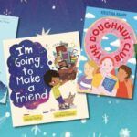 four new children's book covers