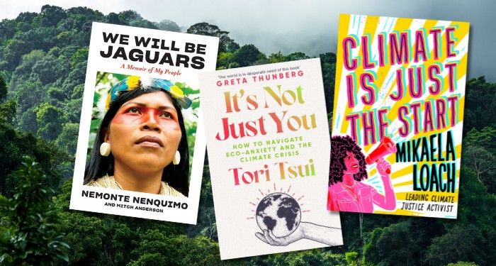 covers of books about climate activists