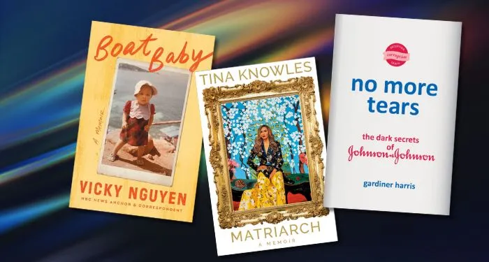 off-center collage of 3 book covers