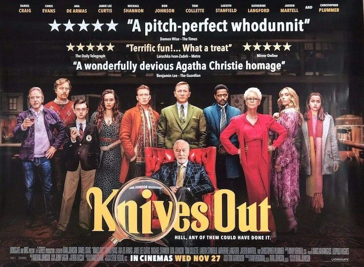 official film poster for Knives Out