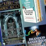 a collage of SFF book covers