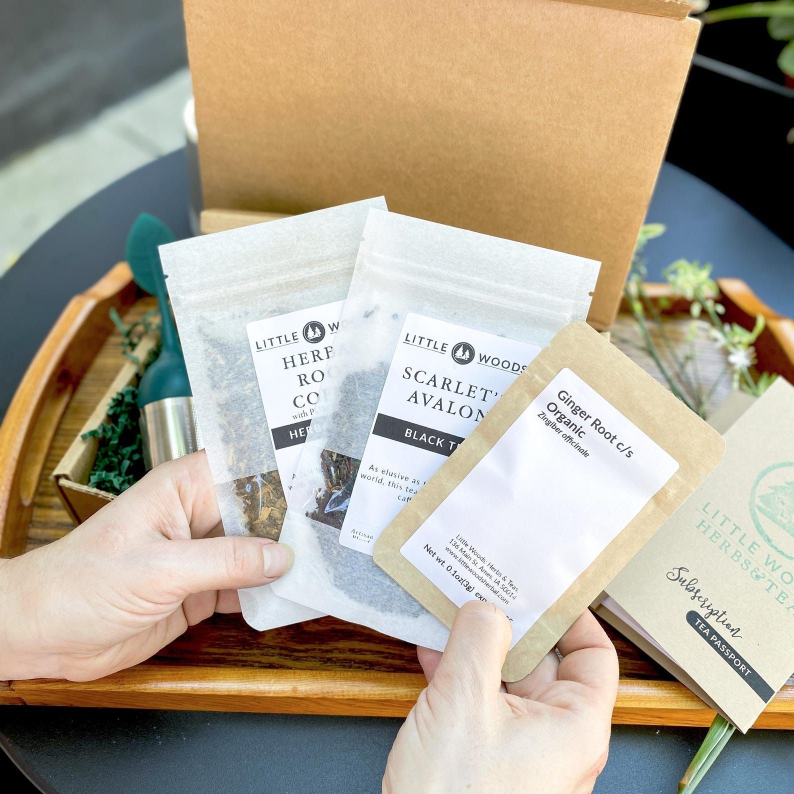 a box full of tea