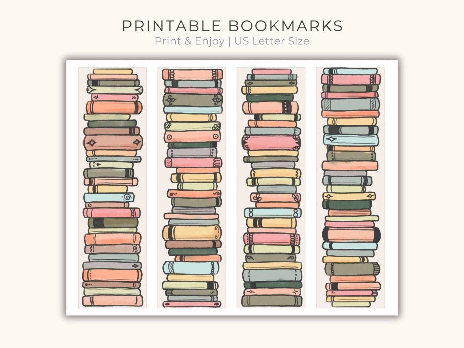 Reading tracker bookmarks