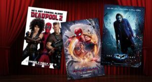 2 superhero movie posters