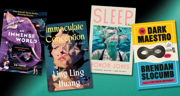 4 book collage