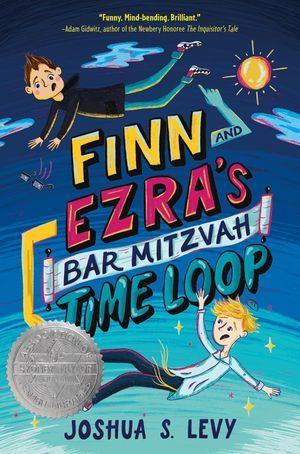 Cover of Finn and Ezra's Bar Mitzvah Loop Time by Joshua S. Levy
