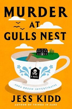 A graphic for the cover of the murder in Gulls Nest