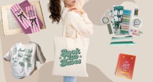 book club accessories colalge