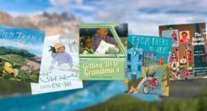 five covers of picture books set in and about Canada