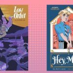 comic cover collage of low orbit and hey mary