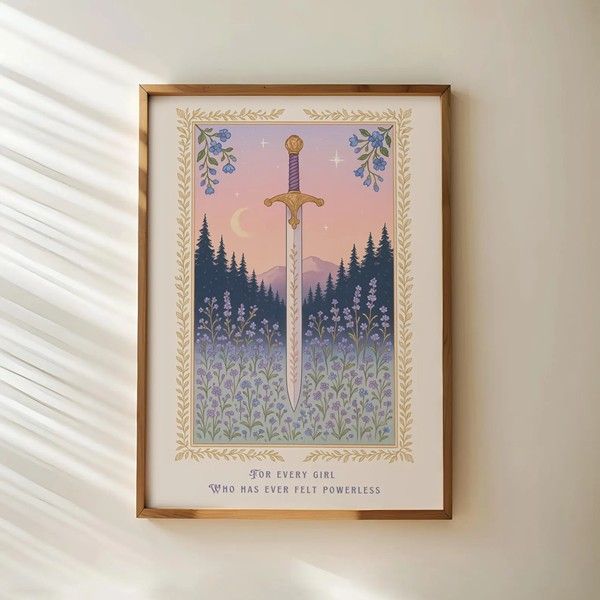 for every girl who has ever felt powerless wall art