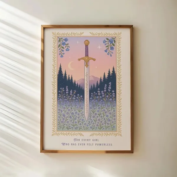 for every girl who has ever felt powerless wall art