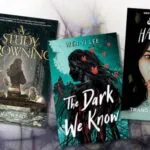 collage of gothic ya book covers