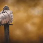 a hand holding a sword