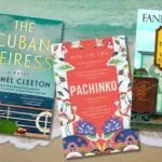 cover collage of historical fiction beach reads