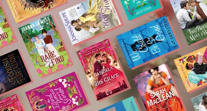 a collage of historical romance covers